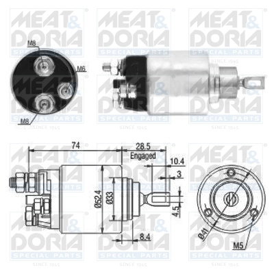 Solenoid Switch, starter
